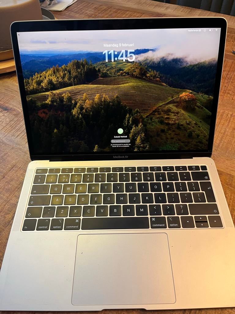 MacBook Air 13 inch - 8GB RAM, Gebruikt, Qwerty, 8 GB, 13 inch