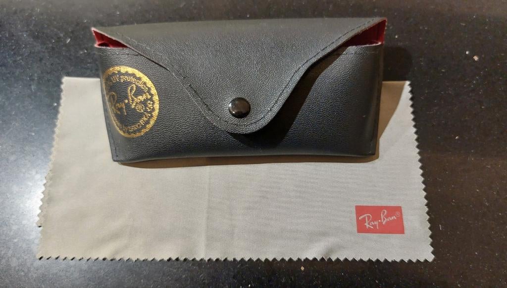 Orginele Ray-Ban BrillenEtui + Ray Ban BrillenDoekje  Zwart, Zonnebril, Zwart, Nieuw, Ophalen of Verzenden