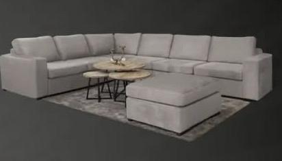 hoekbak met extra lounge hoek, Tuin en Terras, Tuinsets en Loungesets, Ophalen, Zo goed als nieuw, Bank
