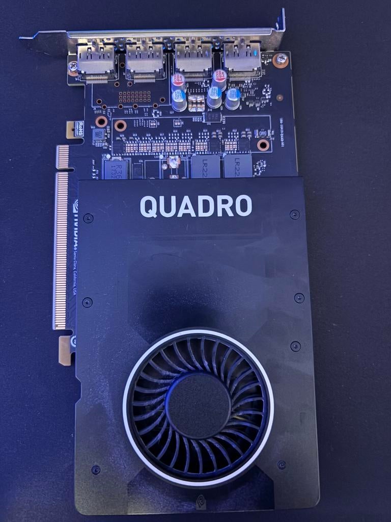 Nvidia quadro p2000 gpu, Ophalen, PCI-Express 3, DisplayPort, Nvidia