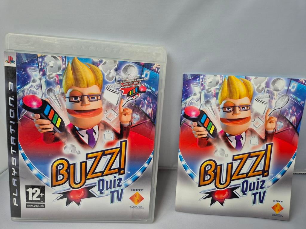 Buzz Quiz TV ps3, Muziek, 1 speler, Ophalen of Verzenden, Zo goed als nieuw