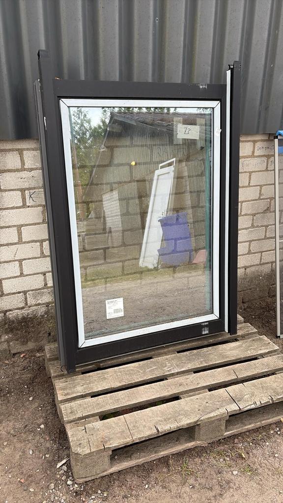 (73) Nieuw aluminium raamkozijn draai kiep incl glas, Doe-het-zelf en Verbouw, Kozijnen en Schuifpuien, Raamkozijn, Inclusief glas