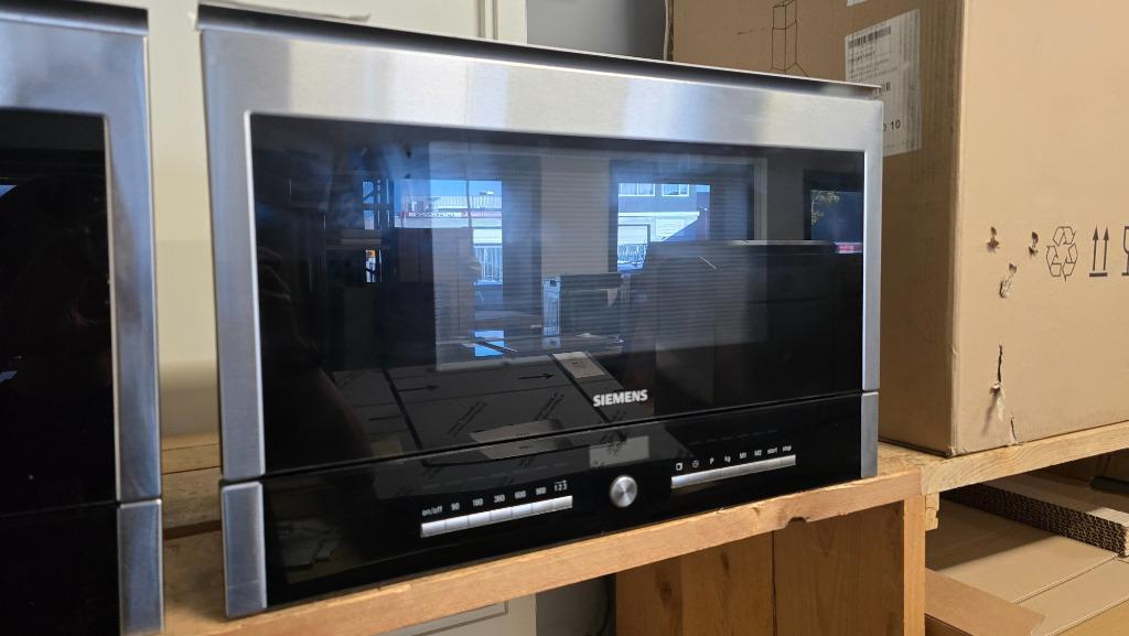 Siemens inbouw magnetron HF25M5R2 ///// 38cm hoog, Witgoed en Apparatuur, Magnetrons, Refurbished, Inbouw, Magnetron, Minder dan 45 cm