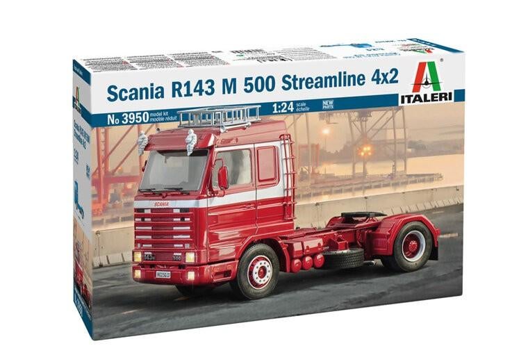 Scania R143 M500 Streamline 4X2 (Italeri 3950) 1/24, Hobby en Vrije tijd, Italeri, Groter dan 1:32, Nieuw, Ophalen of Verzenden