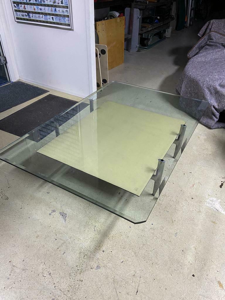 2x B&B Italia Diesis salontafel 100x150 cm, Wit en Zwart, Ophalen, Gebruikt, Klassieke Industrieel Stylish Tijdloos Vintage Chique