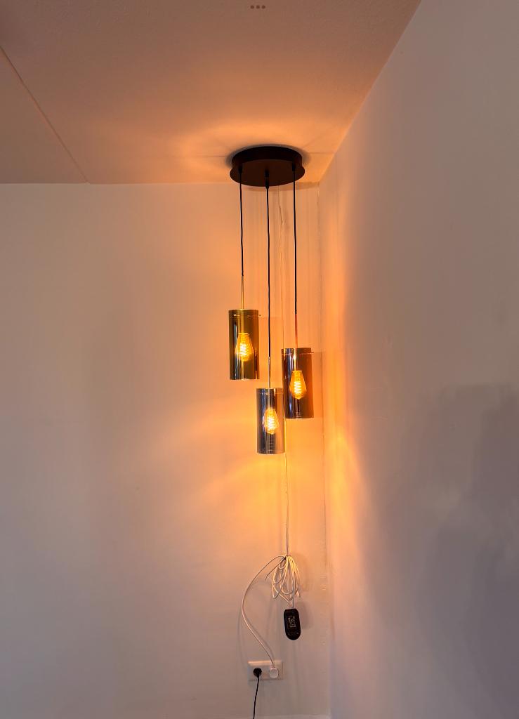 Hanglamp, Huis en Inrichting, Lampen | Hanglampen, Ophalen, Gebruikt, 75 cm of meer