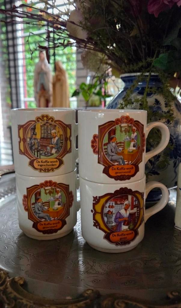 Villeroy& Boch koffiemokken Douwe Egberts, Ophalen of Verzenden