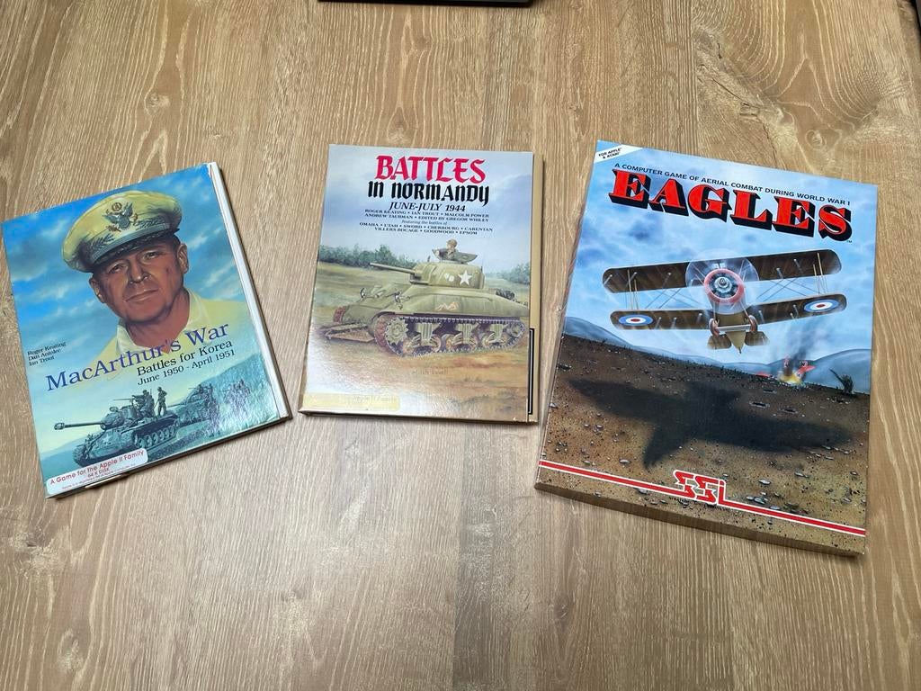 3x Apple II game boxes (geen floppies helaas), Ophalen