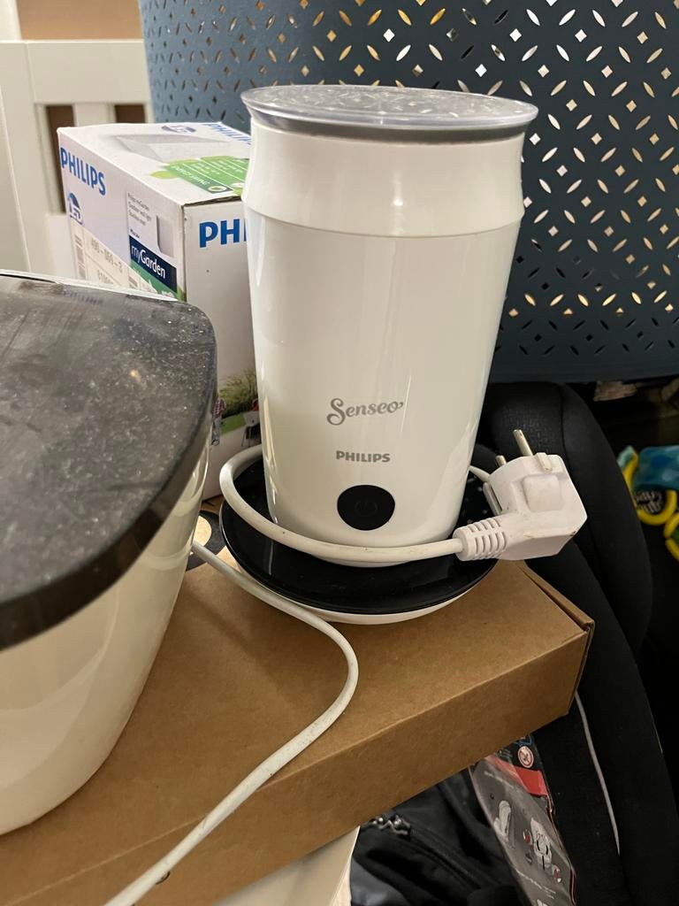 Philips Senseo Melkopschuimer - Perfecte melkschuim!, Ophalen of Verzenden, Gebruikt, Elektrische melkopschuimer