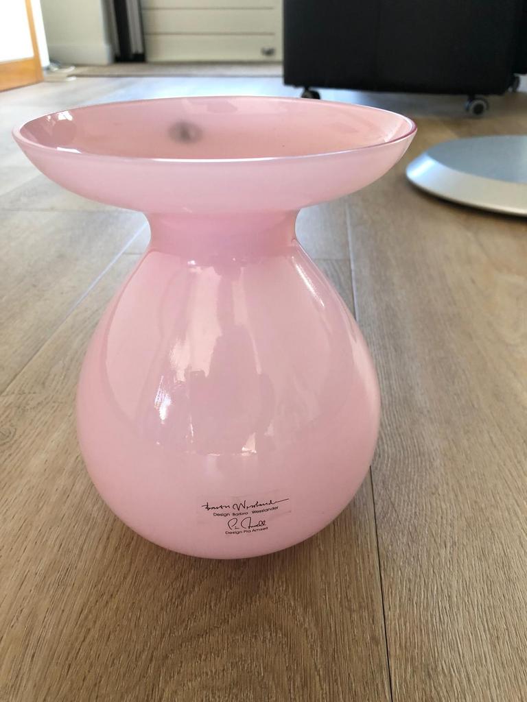 Vintage IKEA diabolo vaas Barbro Wesslander Pia Amsell nwstt, Ophalen of Verzenden