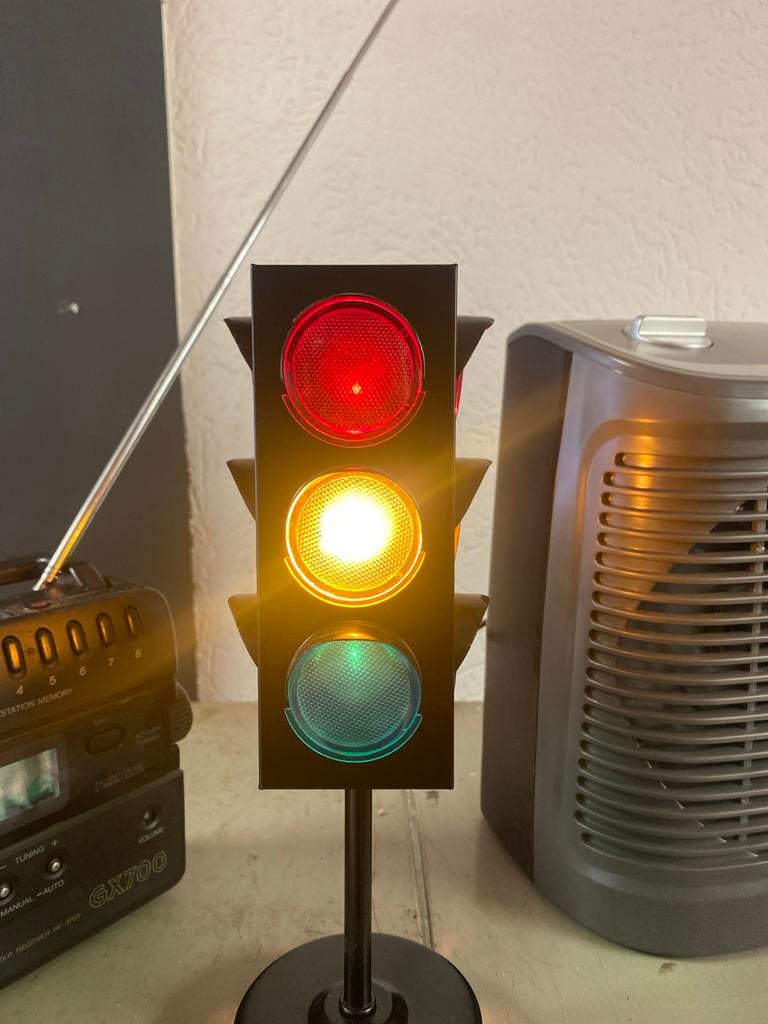Leuk decoratief stoplicht voor in huis, Huis en Inrichting, Ophalen of Verzenden, Gebruikt, Kunststof, Minder dan 100 cm