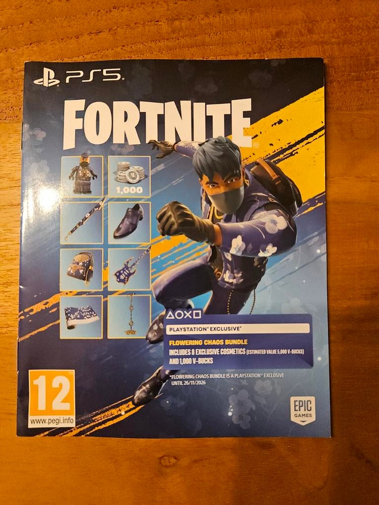 Fortnite Flowering Chaos Bundle, Shooter, 1 speler, Nieuw, Ophalen of Verzenden