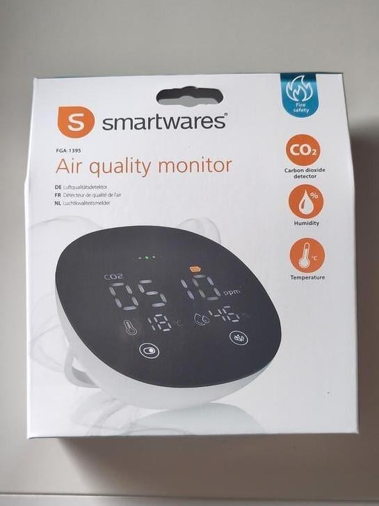 Smart wares luchtkwaliteitsmeter, Ophalen of Verzenden, Nieuw, Temperatuur