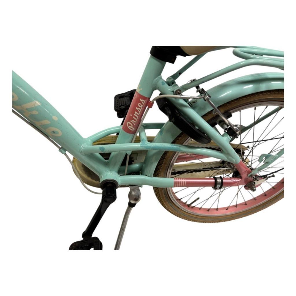 Loekie Prinses 20" Meisjesfiets Mint Groen, Gebruikt, Loekie, Ophalen of Verzenden, Handrem