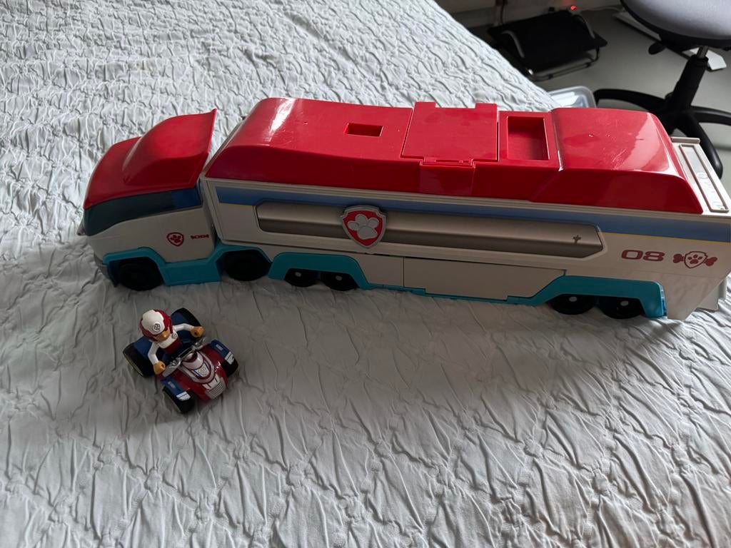 Paw Patrol Truck met Ryder, Ophalen, Gebruikt, Jongen of Meisje