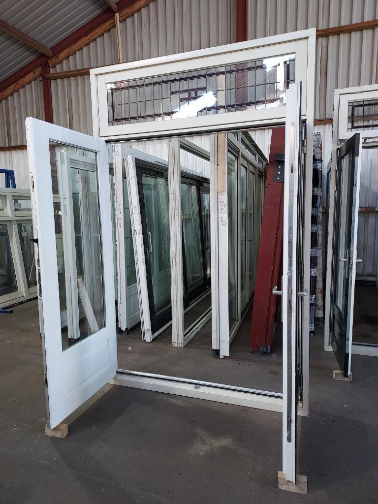 Hardhout Tuindeurkozijn Hr++glaslood bezorgenfactuurmogelijk, Doe-het-zelf en Verbouw, Kozijnen en Schuifpuien, Deurkozijn, Ophalen of Verzenden