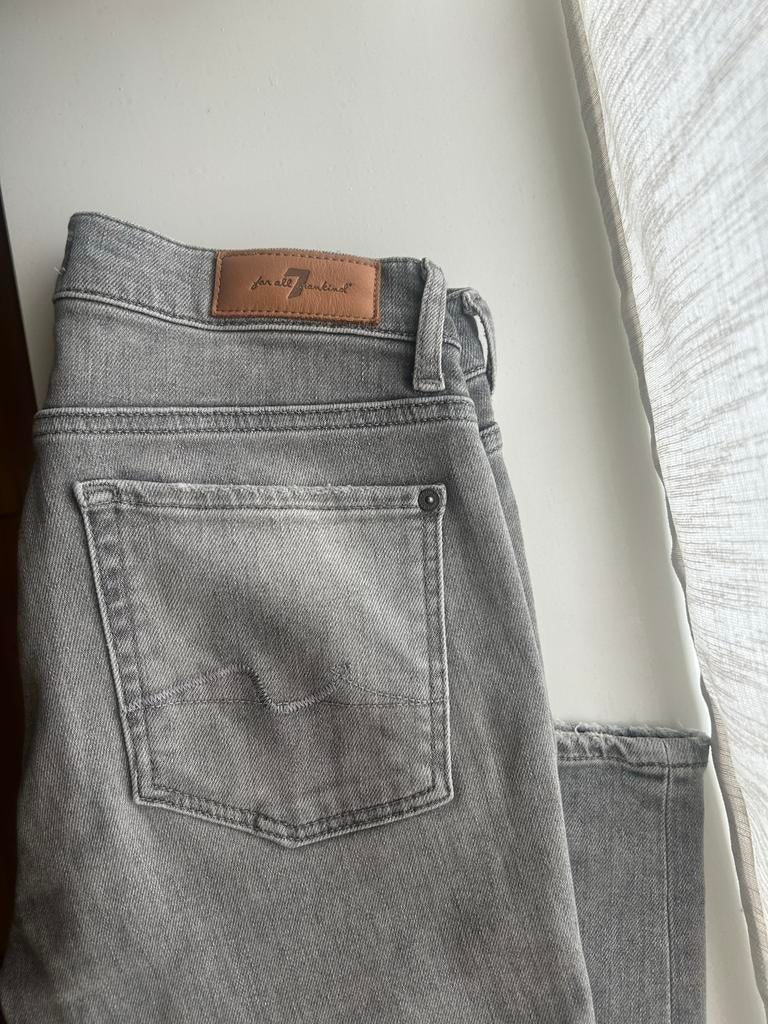 7 For All Mankind Jeans Maat 28, Ophalen of Verzenden, Zo goed als nieuw, Grijs, W32 (confectie 46) of kleiner