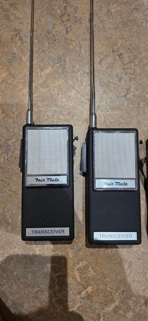 Vintage Fair Mate Transceivers - Set van 2, Ophalen of Verzenden, Gebruikt, Minder dan 2 km, Portofoon of Walkie-talkie