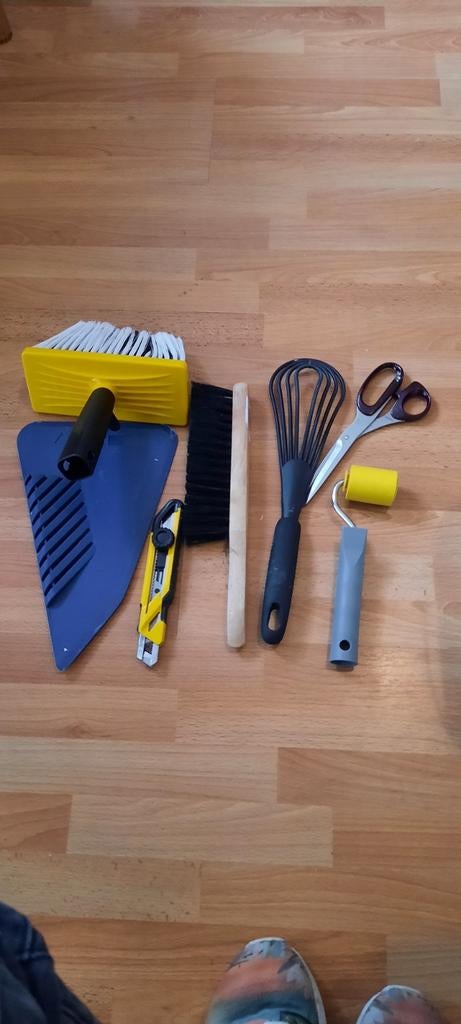 Behanggereedschap set, Doe-het-zelf en Verbouw, Gereedschap | Handgereedschap, Ophalen of Verzenden, Gebruikt