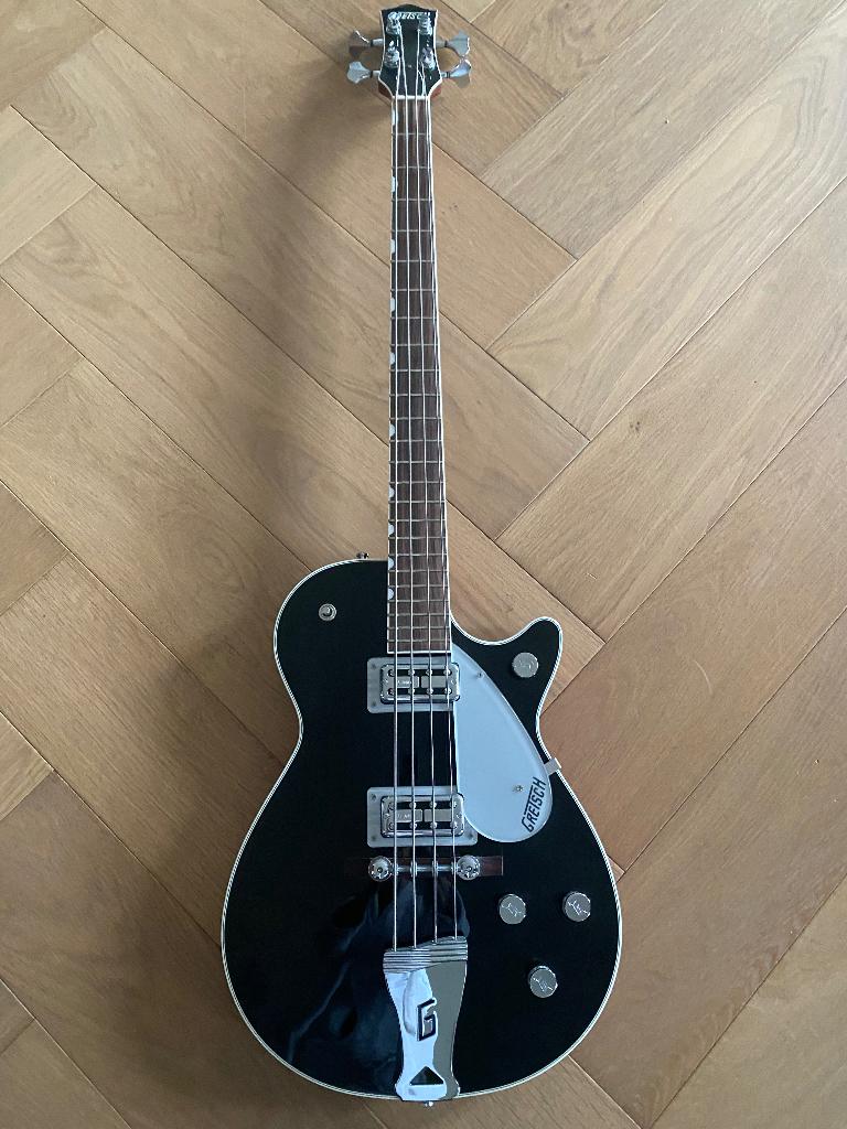 Gretsch G6128B shortscale basgitaar professional collection, Muziek en Instrumenten, Snaarinstrumenten | Gitaren | Bas, Gebruikt
