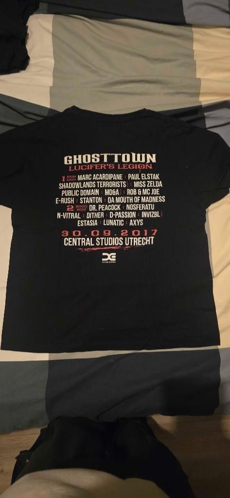 Ghost town 2017 line up shirt, Maat 48/50 (M), Zwart, Ophalen of Verzenden, Zo goed als nieuw