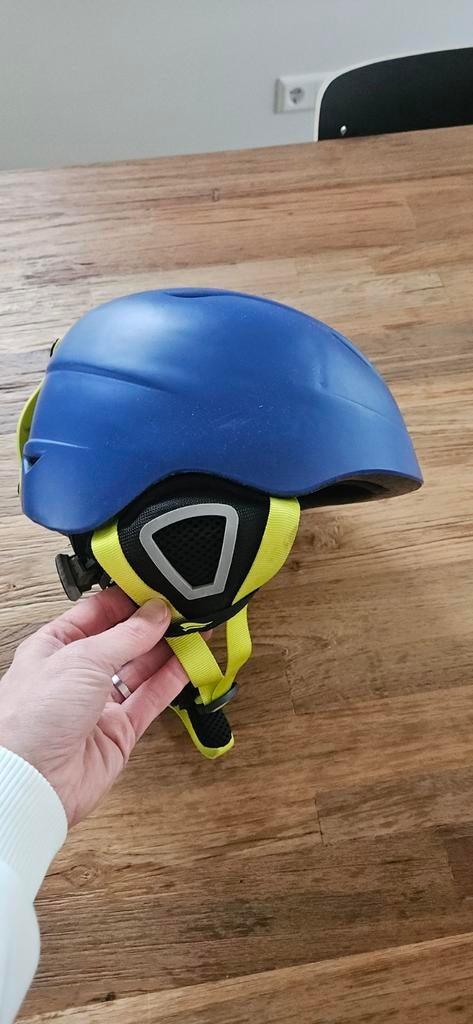 Blauwe Kinder Skihelm 52-55cm, Overige merken, Gebruikt, Ophalen of Verzenden, Kleding