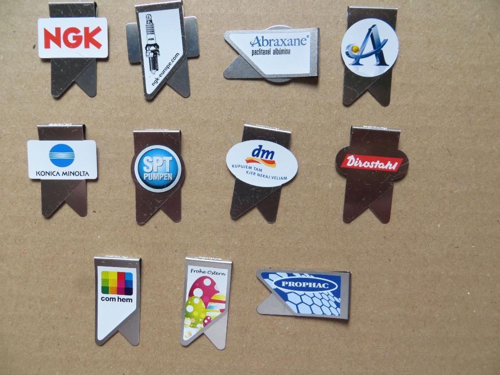 Partijtje van ca 28 Super Paperclips zgn MARCLIPS., Verzamelen, Merken en Reclamevoorwerpen, Ophalen of Verzenden, Zo goed als nieuw
