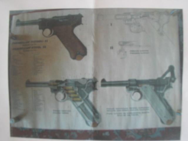 instructieposter Luger pistool, Verzenden