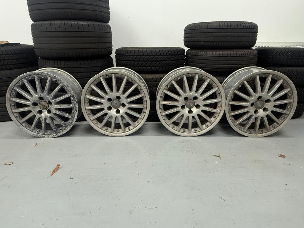 OEM AUDI BBS RT 250 2 delige 18” velgen, Auto-onderdelen, Banden en Velgen, Velg(en), Zomerbanden, 18 inch, 225 mm, Personenwagen