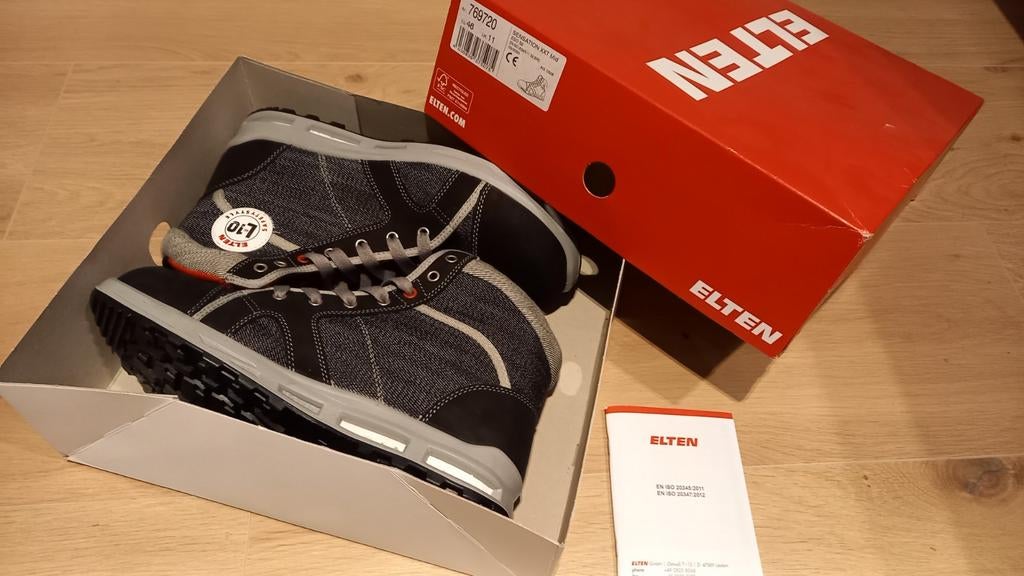 Nieuw! Elten Sensation XXT Mid ESD S2 Maat 46 Werkschoenen, Kleding | Heren, Schoenen, Ophalen of Verzenden, Nieuw, Elten