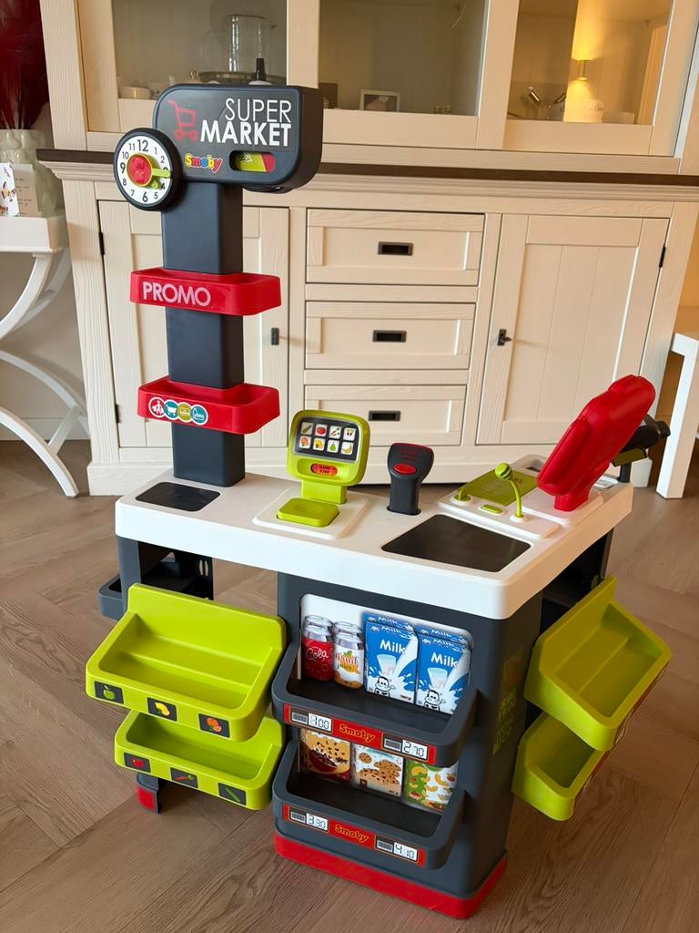 Smoby supermarkt, Ophalen, Zo goed als nieuw, Kunststof, Speelkeuken
