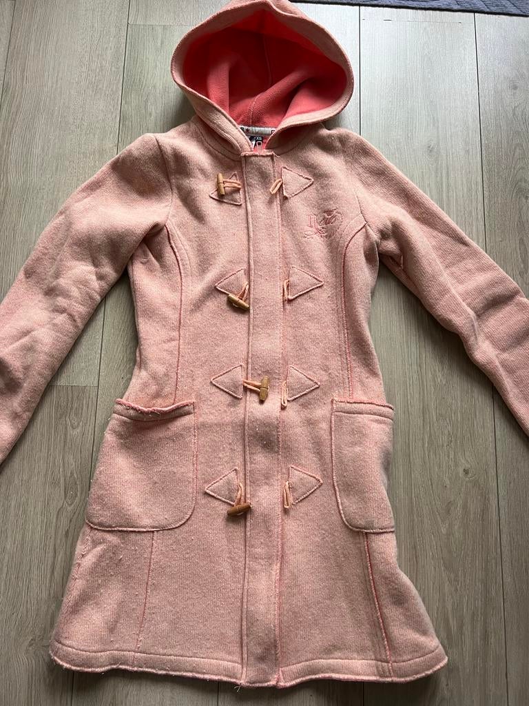 Gsus Jas Roze Maat XS - Alle jassen € 15,-, Ophalen of Verzenden, Zo goed als nieuw, Meisje, Laarzen