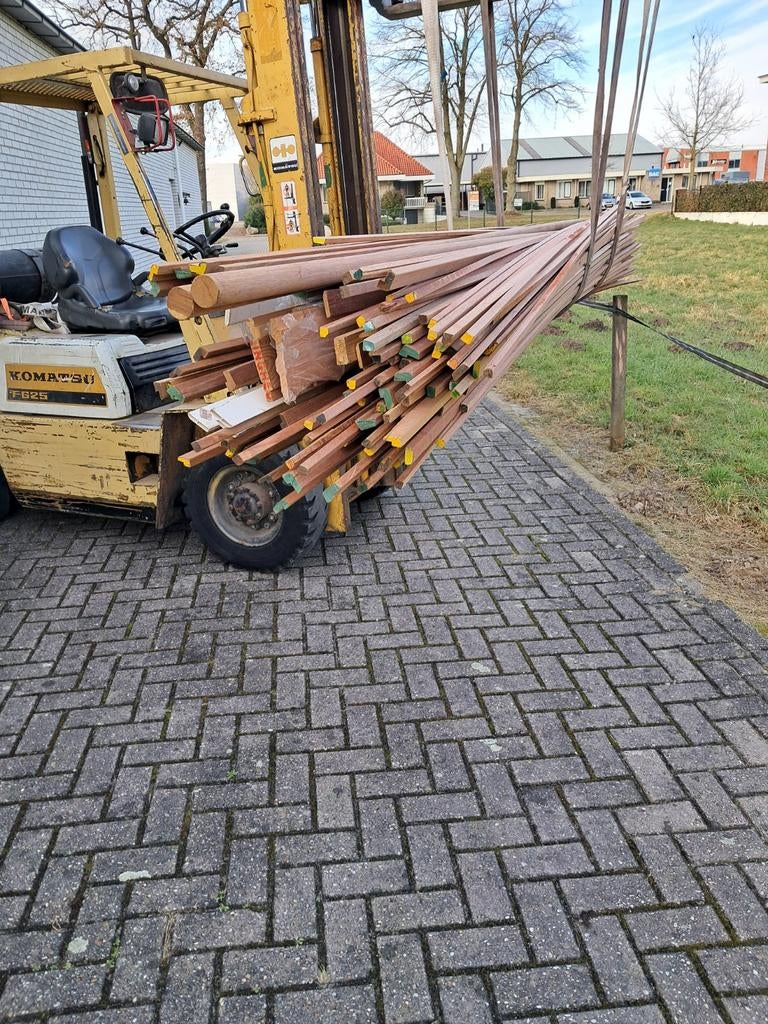 Glaslatten deurbeleg aftimmerlatjes trapleuning gordijnkoof, Ophalen, Minder dan 25 mm, Nieuw, Plank