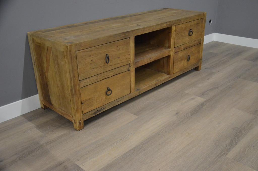 Tv meubel robuust 160 cm, 150 tot 200 cm, Nieuw, Ophalen of Verzenden, Minder dan 100 cm