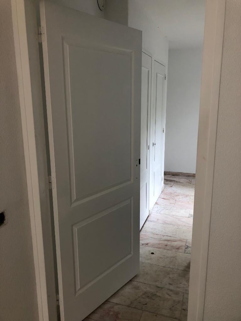 15 stompe binnendeuren (13 massieve vuren en 2 van MDF), Doe-het-zelf en Verbouw, Deuren en Horren, Ophalen, Gebruikt, 80 tot 100 cm