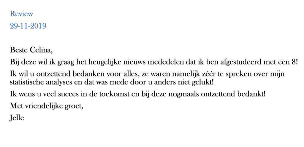 Foto 6 van Direct hulp bij scriptie schrijven, SPSS en data analyse.