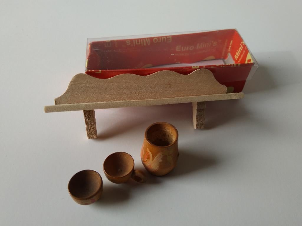 houten poppenhuisminiaturen, Ophalen of Verzenden, Nieuw, Poppenhuis