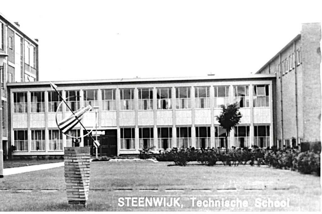 700543 Steenwijk Technische School LTS 1964 Nette oude kaart, Verzamelen, Ophalen of Verzenden, 1960 tot 1980, Ongelopen, Overijssel