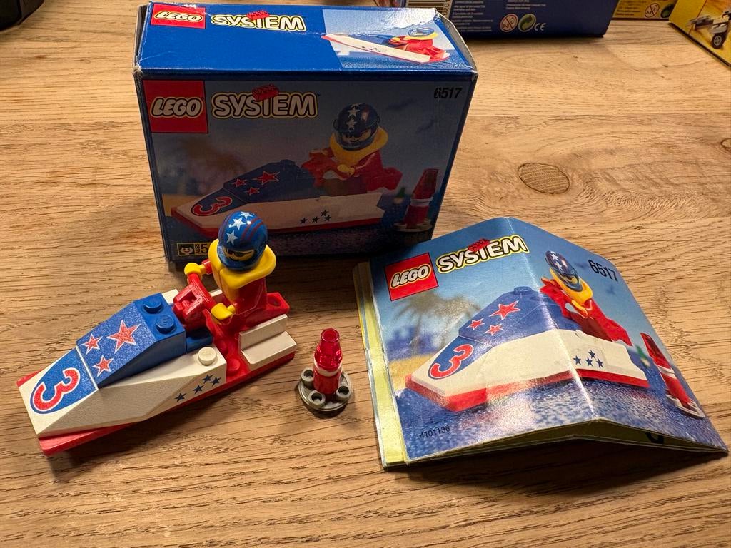 Lego System 6517 Speedboat, Kinderen en Baby's, Speelgoed | Duplo en Lego, Ophalen, Gebruikt, Complete set, Lego