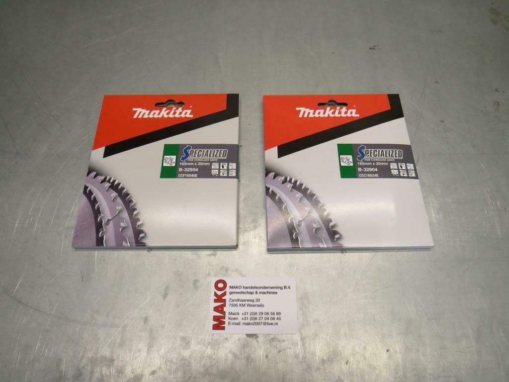 makita zaagblad cirkelzaagblad 165x20mm 40 of 24 tands, Ophalen of Verzenden, Nieuw