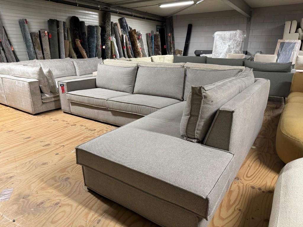 Hoekbank Berlin l Whoon l Meubilex l van €4075 voor €1999, Ophalen, 100 tot 125 cm, Hoekbank, 300 cm of meer