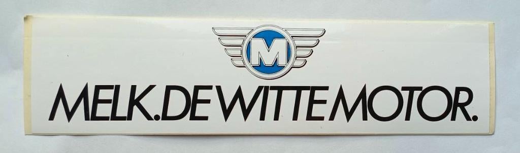 Sticker Melk.de witte motor, Ophalen of Verzenden, Nieuw, Overige typen
