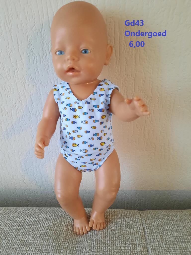 Poppenkleertjes baby born. Ondergoed. Opbrengst KiKa., Ophalen, Nieuw, Babypop