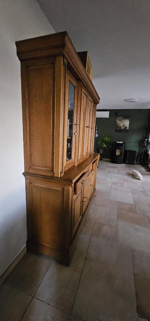 Mooie eiken buffet kast zo goed als nieuw, Ophalen, 200 cm of meer, 150 tot 200 cm, Zo goed als nieuw