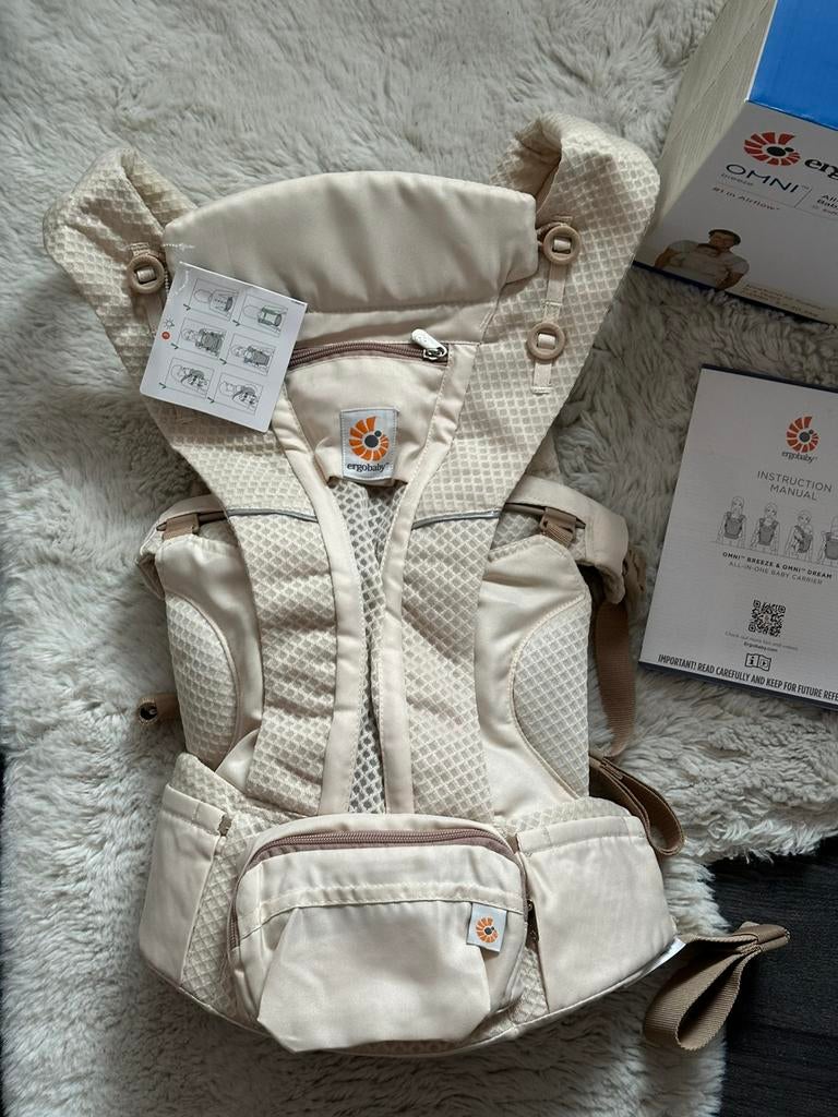 Ergobaby onni breeze beige, Ophalen of Verzenden, Nieuw, Draagzak, Overige merken