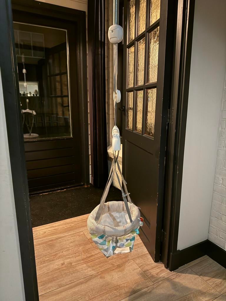 Bright Starts Deurschommel - Plezier voor je baby!, Kinderen en Baby's, Overige Kinderen en Baby's, Zo goed als nieuw, Ophalen