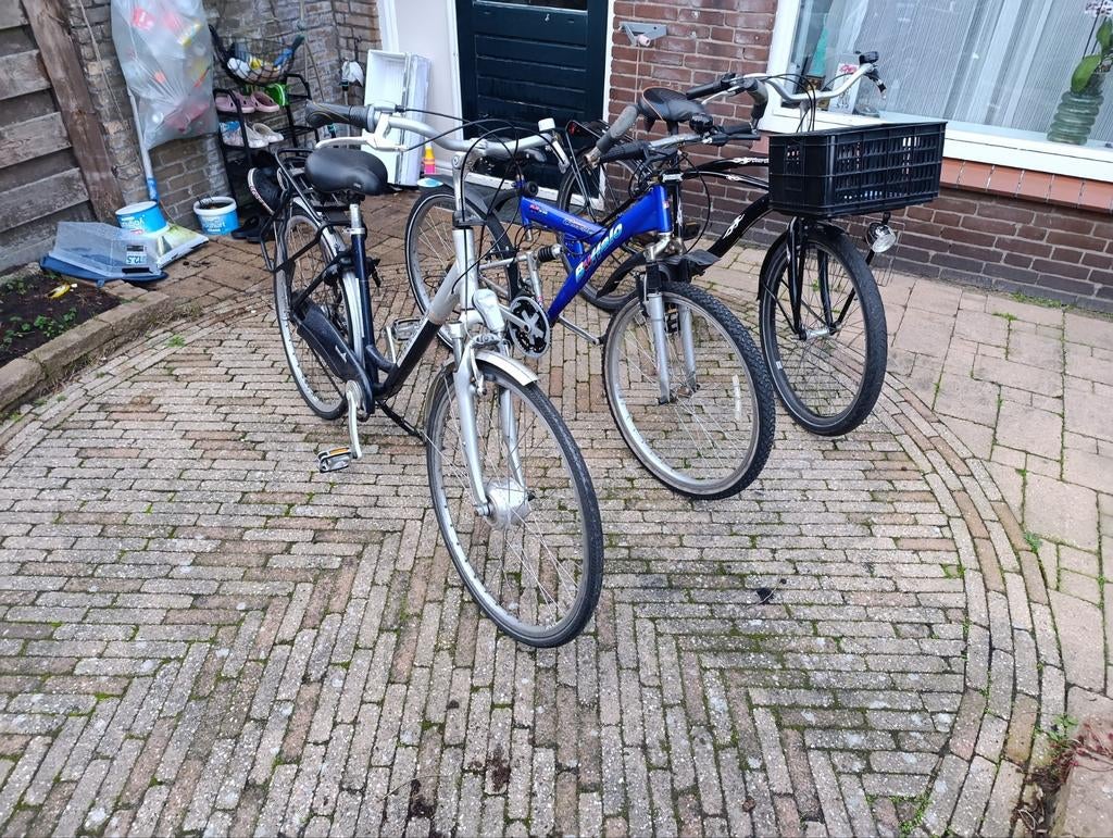 Drie fietsen - diverse modellen, Ophalen of Verzenden, Gebruikt, Onbekend