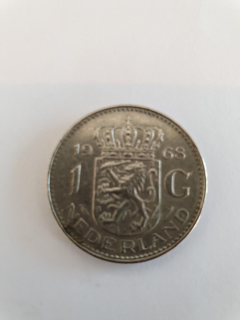 1 gulden 1968., Postzegels en Munten, Munten | Nederland, Ophalen of Verzenden, Koningin Juliana, 1 gulden, Losse munt