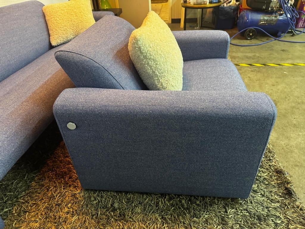 Artifort stoel model c691 wol blauw, Ophalen of Verzenden, Zo goed als nieuw, 75 tot 100 cm
