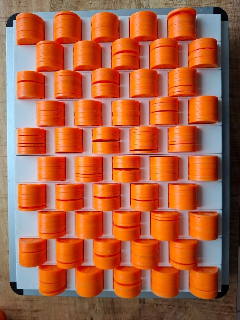 500 consumptiemunten met telbak(neutraal) consumptie munten, Ophalen of Verzenden, Gebruikt